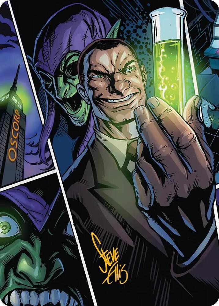 Norman Osborn Art Card Gold Stamped Signature 43 (Art Series: Marvel's Spider-Man)  | Good Games Adelaide SA