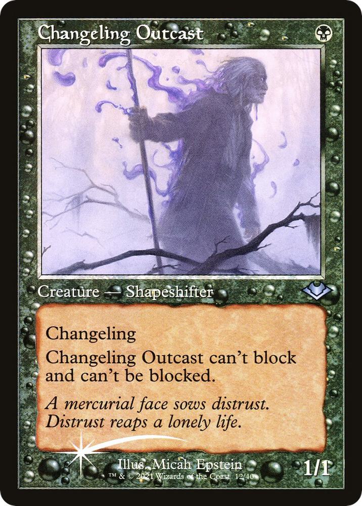 Changeling Outcast 12/40 (Modern Horizons)  - Retro Foil | Good Games Adelaide SA
