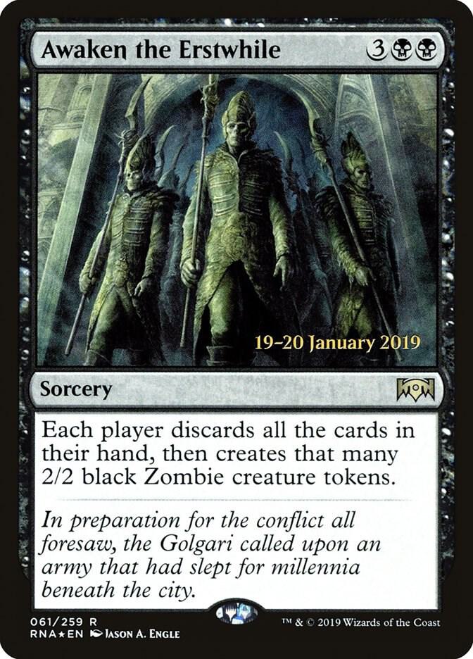 Awaken the Erstwhile 61 (Prerelease Cards)  - PreRelease Foil | Good Games Adelaide SA