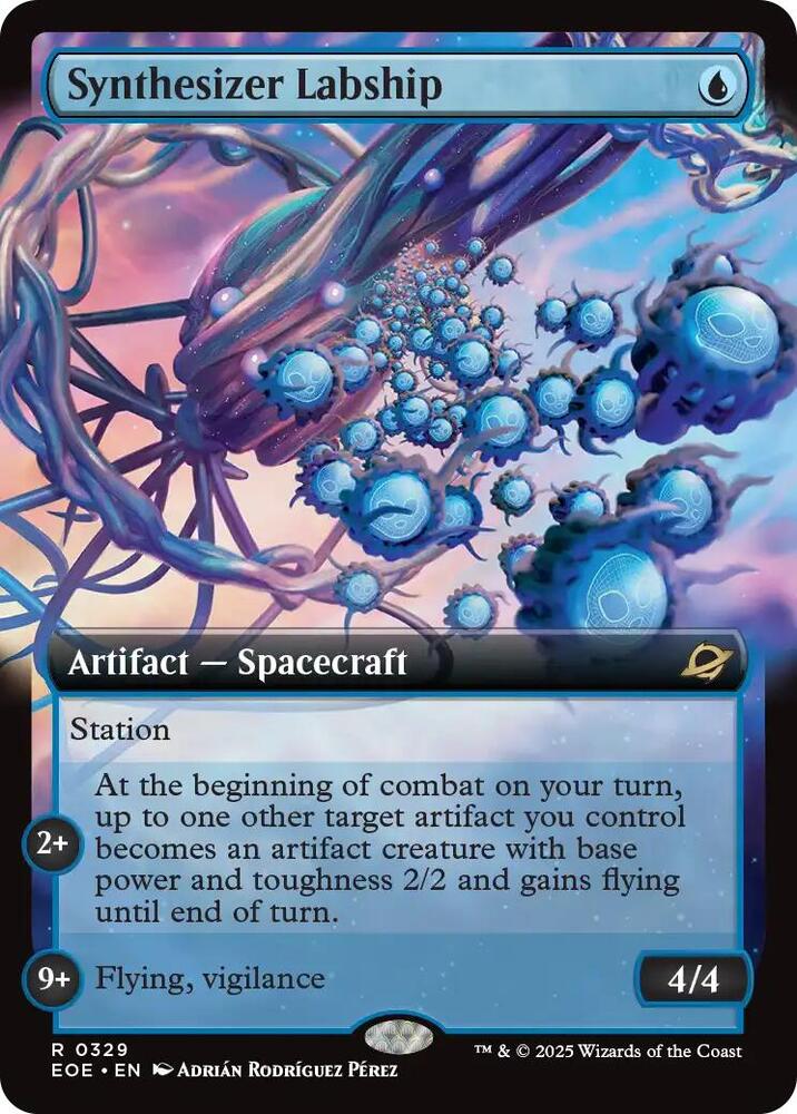 Synthesizer Labship 329 (Edge of Eternities)  - Foil | Good Games Adelaide SA