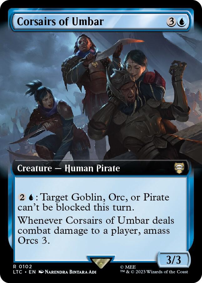 Corsairs of Umbar 102 (Commander: The Lord of the Rings: Tales of Middle-earth)  - Extended Art | Good Games Adelaide SA