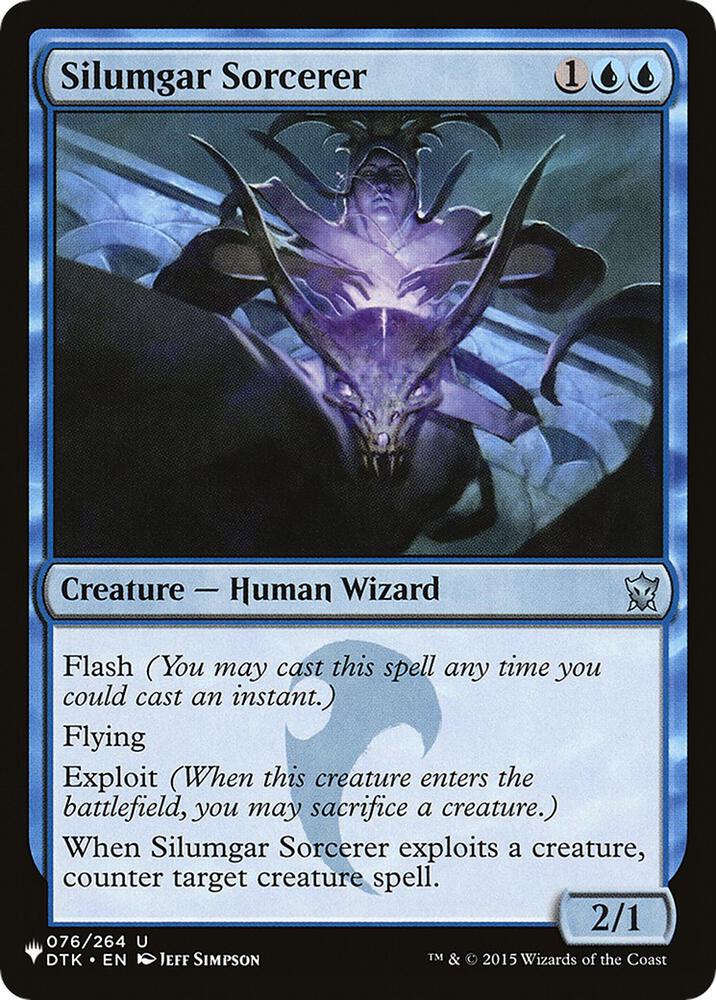 Silumgar Sorcerer 076/264 (The List Reprints)  | Good Games Adelaide SA