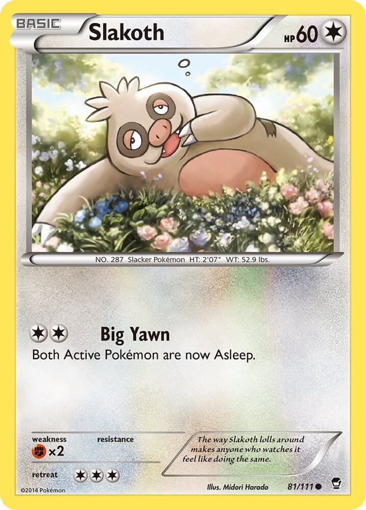 Slakoth 81/111 (XY - Furious Fists)  | Good Games Adelaide SA