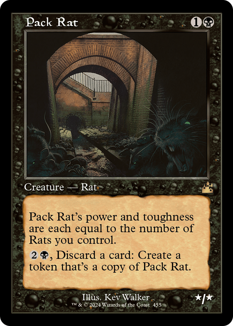 Pack Rat (Retro Frame) [Ravnica Remastered] | Good Games Adelaide SA