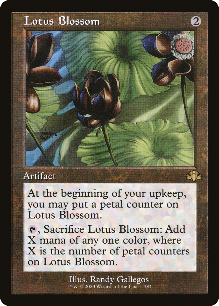 Lotus Blossom (Retro) [Dominaria Remastered] | Good Games Adelaide SA