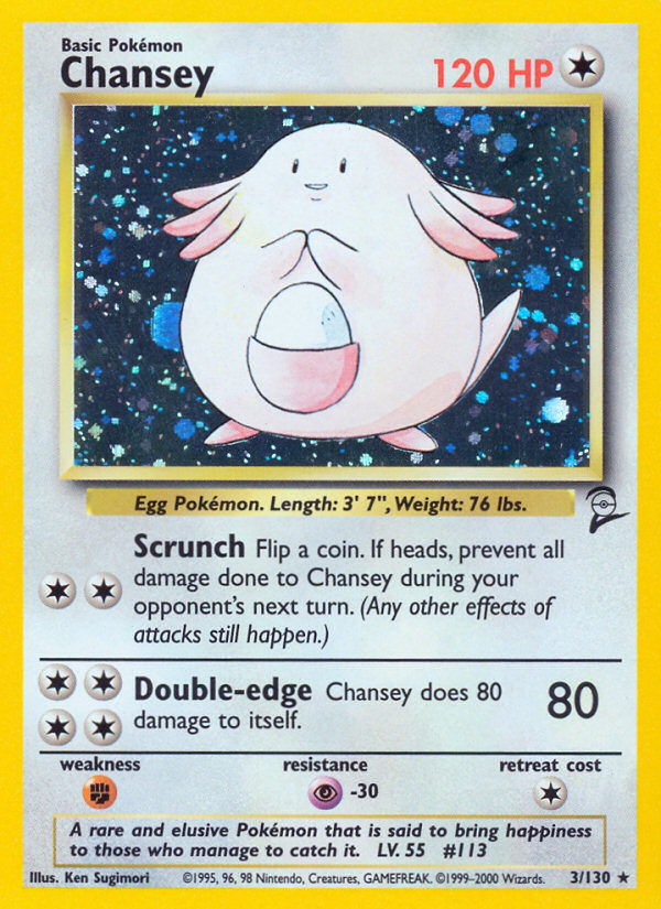 Chansey (3/130) [Base Set 2] | Good Games Adelaide SA
