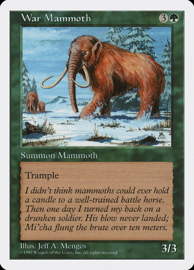 War Mammoth [Fifth Edition] | Good Games Adelaide SA