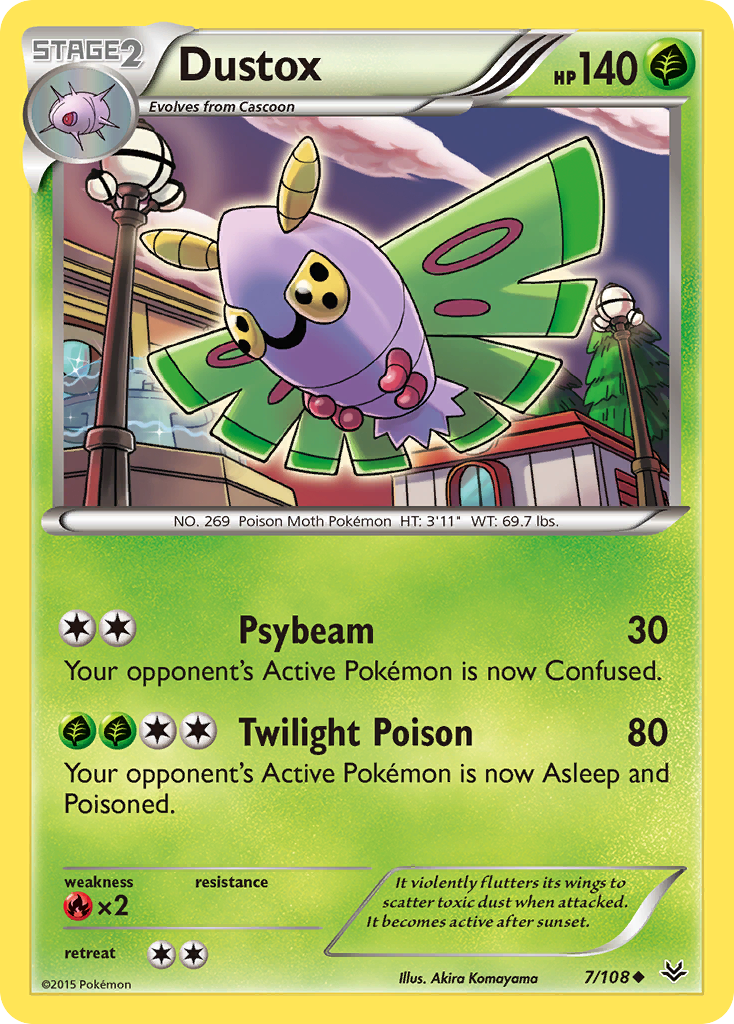Dustox (7/108) [XY: Roaring Skies] | Good Games Adelaide SA