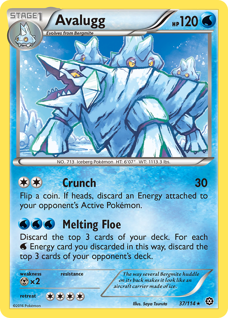 Avalugg (37/114) [XY: Steam Siege] | Good Games Adelaide SA