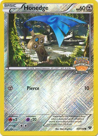 Honedge (83/146) (Regional Championship Promo) [XY: Base Set] | Good Games Adelaide SA