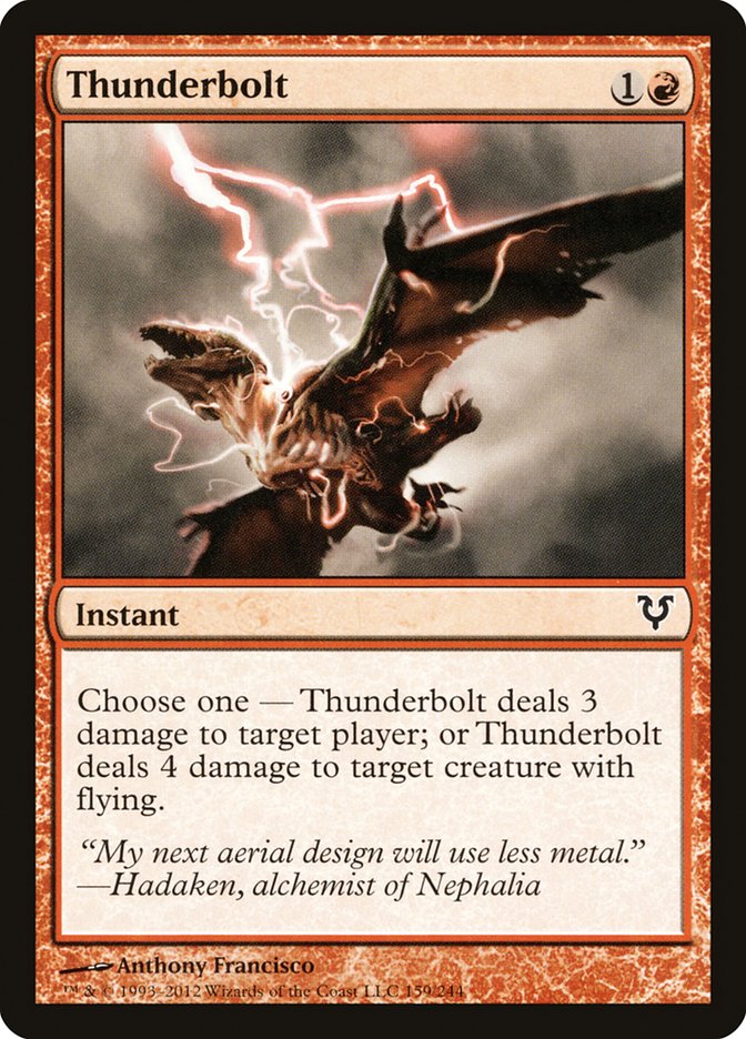 Thunderbolt 159 (Avacyn Restored)  | Good Games Adelaide SA