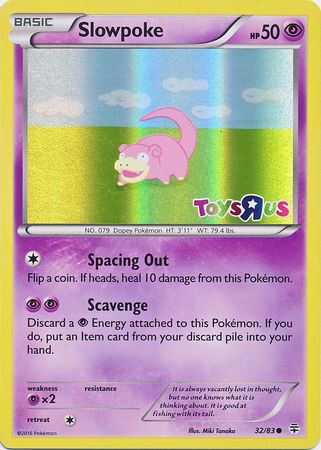 Slowpoke (32/83) (Toys R Us Promo) [XY: Generations] | Good Games Adelaide SA