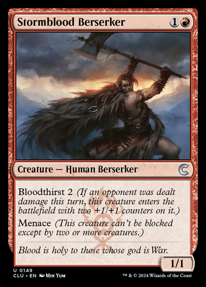Stormblood Berserker 149 (Ravnica: Clue Edition)  | Good Games Adelaide SA