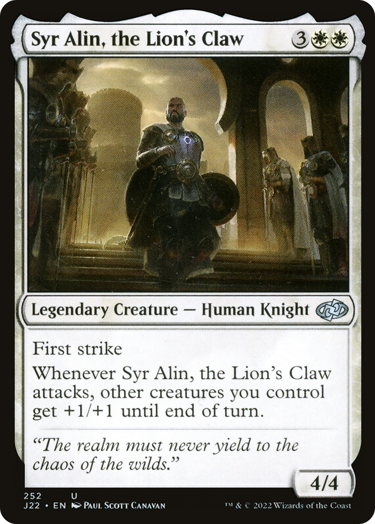 Syr Alin, the Lion's Claw [Jumpstart 2022] | Good Games Adelaide SA