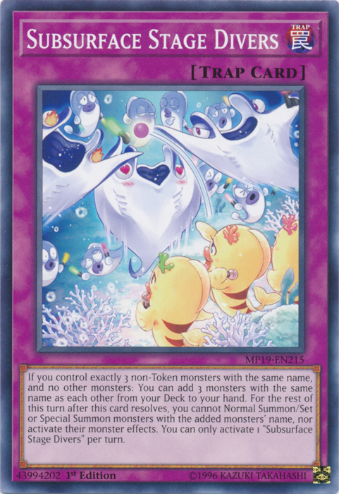 Subsurface Stage Divers [MP19-EN215] Common | Good Games Adelaide SA