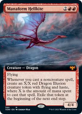 Manaform Hellkite Extended Art 380 (Innistrad: Crimson Vow)  | Good Games Adelaide SA