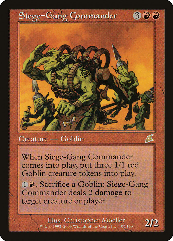 Siege-Gang Commander [Scourge] | Good Games Adelaide SA