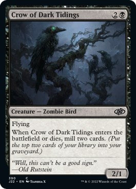 Crow of Dark Tidings [Jumpstart 2022] | Good Games Adelaide SA