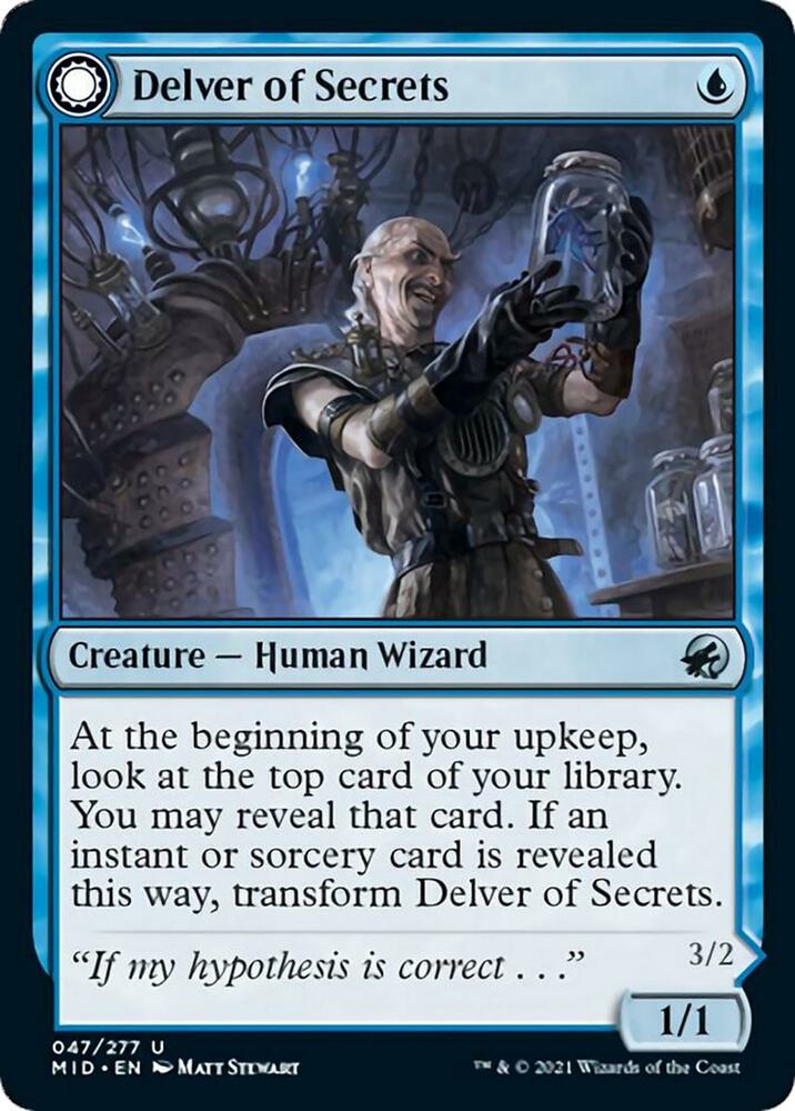 Delver of Secrets 47 (Innistrad: Midnight Hunt)  | Good Games Adelaide SA