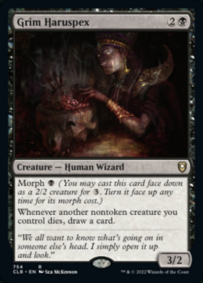 Grim Haruspex [Commander Legends: Battle for Baldur's Gate] | Good Games Adelaide SA