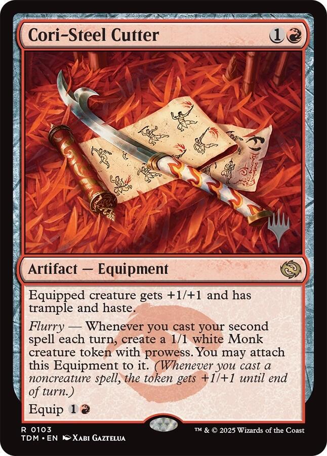 Cori-Steel Cutter 103 (Promo Pack: Tarkir: Dragonstorm)  - Foil | Good Games Adelaide SA