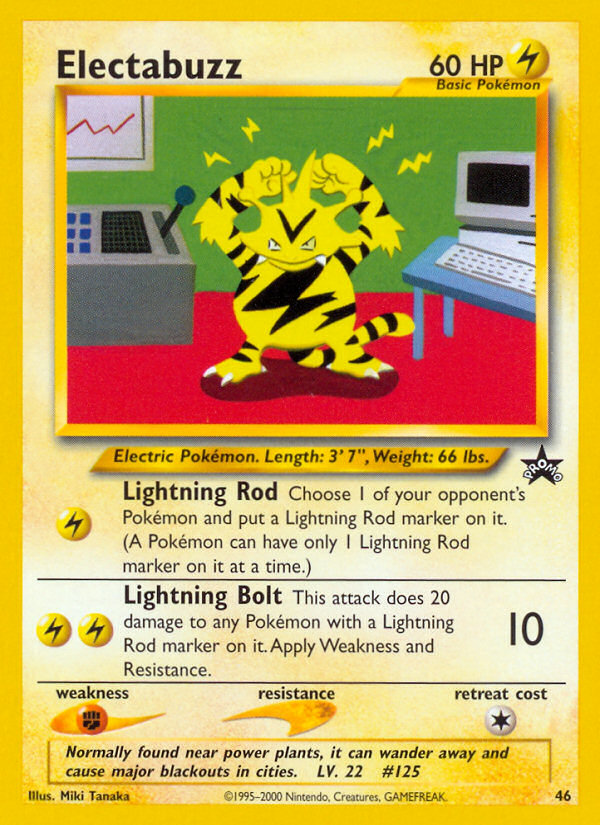 Electabuzz (46) [Wizards of the Coast: Black Star Promos] | Good Games Adelaide SA