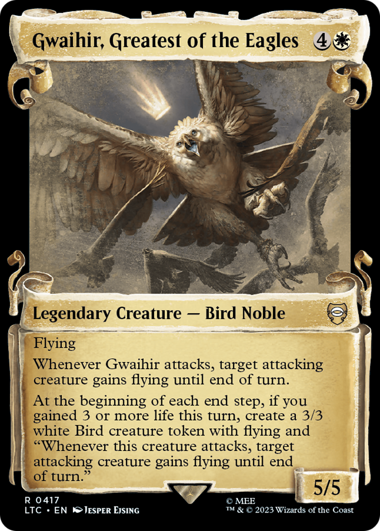 Gwaihir, Greatest of the Eagles [The Lord of the Rings: Tales of Middle-Earth Commander Showcase Scrolls] | Good Games Adelaide SA