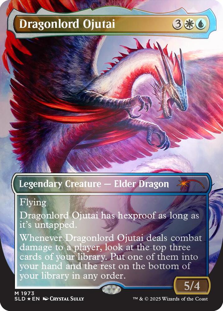 Dragonlord Ojutai Rainbow Foil 1973 (Secret Lair Drop Series)  - Foil | Good Games Adelaide SA