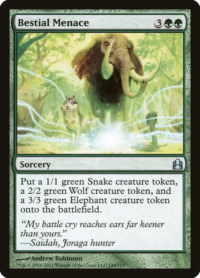 Bestial Menace 144 (Commander)  | Good Games Adelaide SA