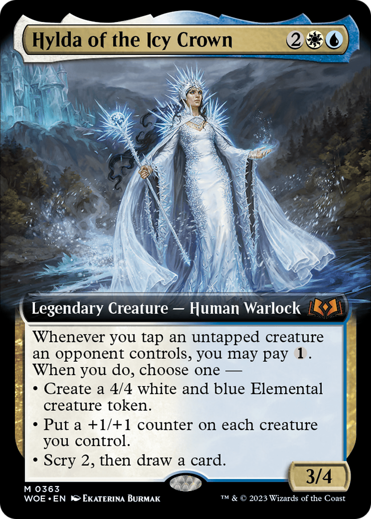 Hylda of the Icy Crown (Extended Art) [Wilds of Eldraine] | Good Games Adelaide SA