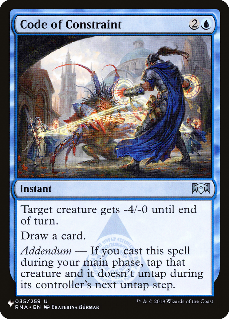 Code of Constraint [The List Reprints] | Good Games Adelaide SA