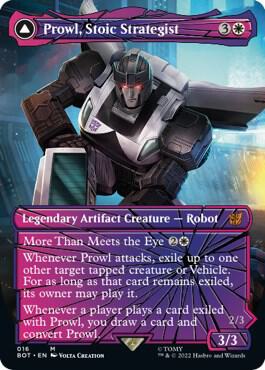 Prowl Stoic Strategist Shattered Glass 16 (Universes Beyond: Transformers)  | Good Games Adelaide SA