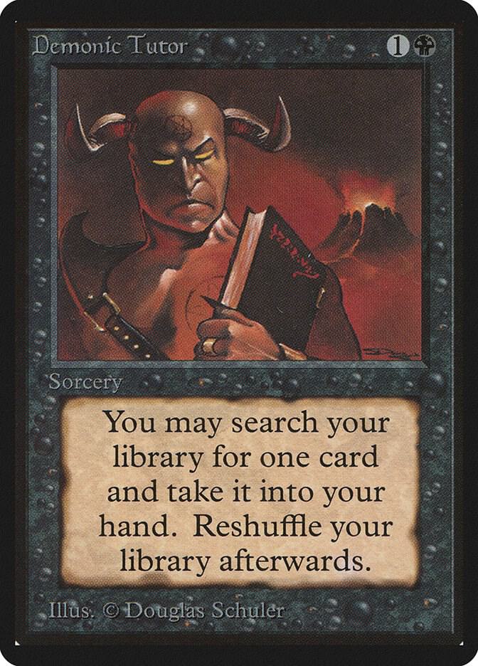 Demonic Tutor  (Beta Edition)  | Good Games Adelaide SA