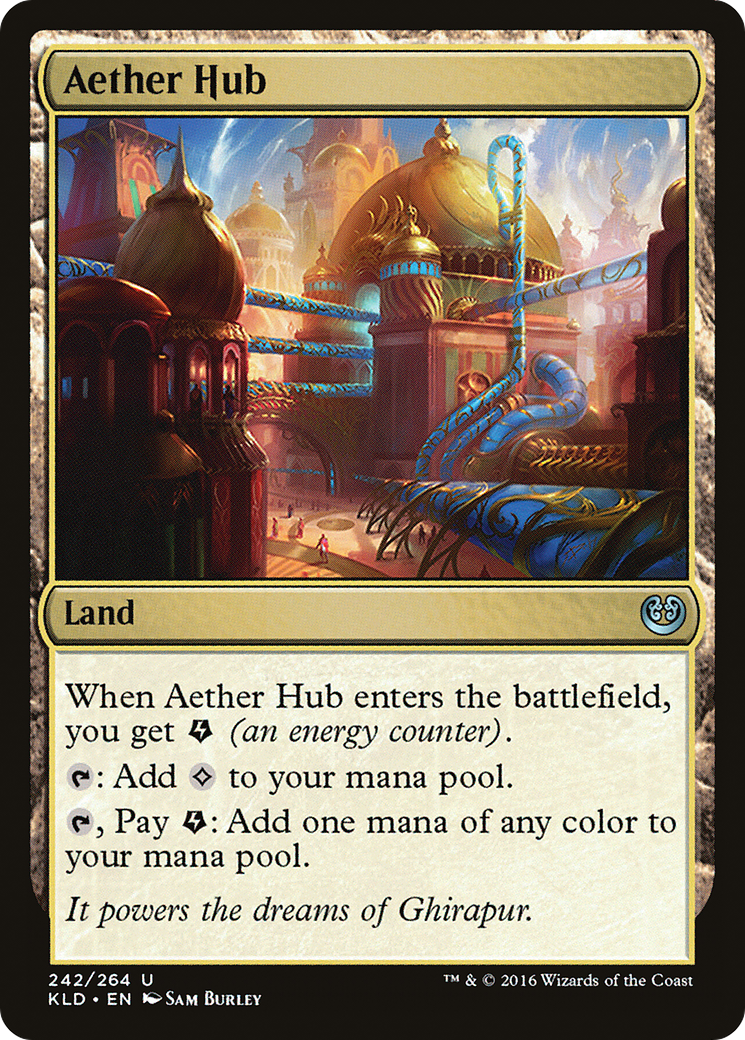 Aether Hub (Ripple Foil) [Modern Horizons 3 Commander] | Good Games Adelaide SA