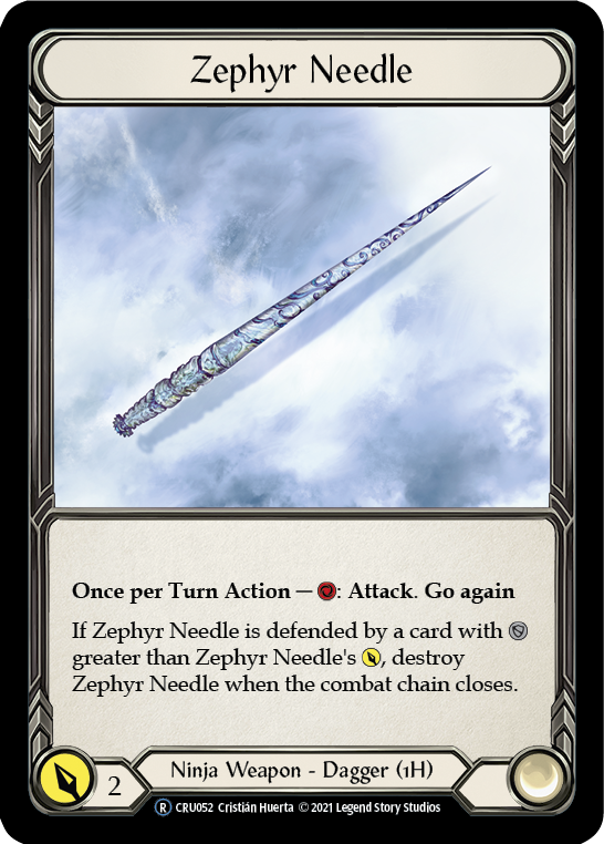 Zephyr Needle [U-CRU052] Unlimited Normal | Good Games Adelaide SA