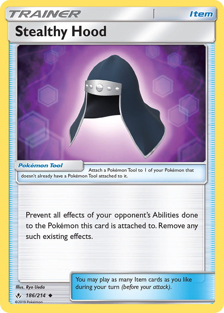 Stealthy Hood (186/214) [Sun & Moon: Unbroken Bonds] | Good Games Adelaide SA