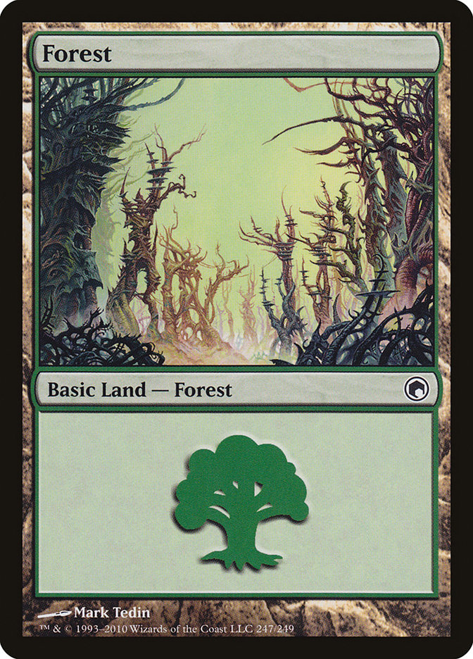 Forest (247) [Scars of Mirrodin] | Good Games Adelaide SA