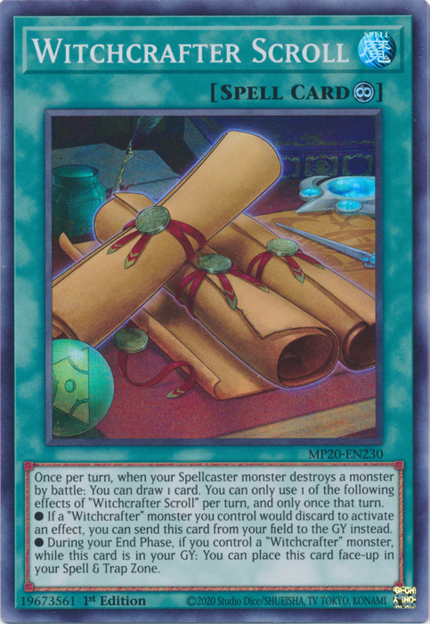 Witchcrafter Scroll [MP20-EN230] Super Rare | Good Games Adelaide SA