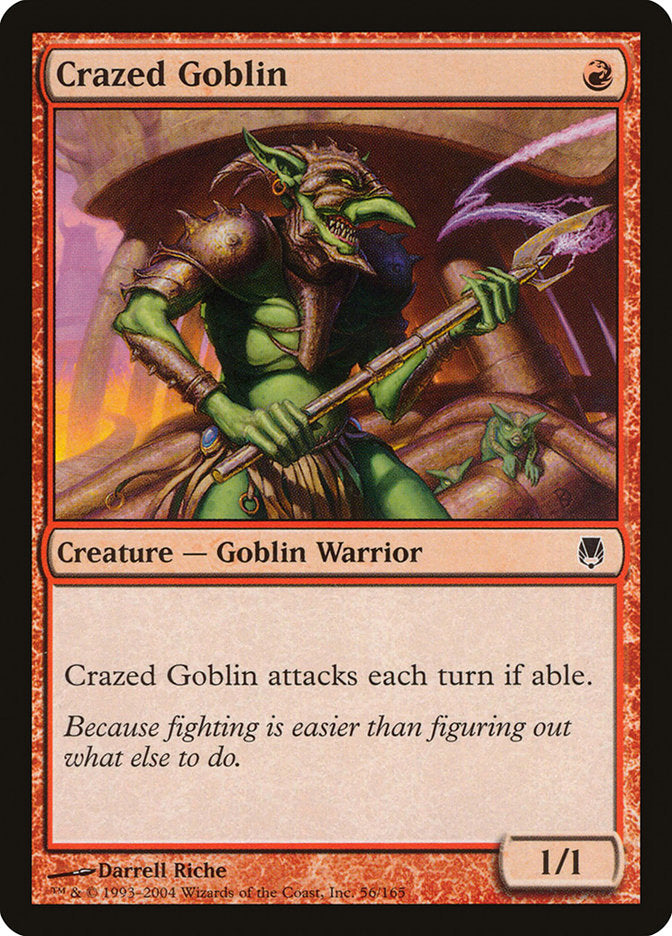 Crazed Goblin 56 (Darksteel)  - Foil | Good Games Adelaide SA
