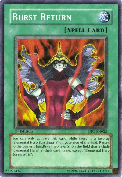 Burst Return [DP1-EN022] Super Rare | Good Games Adelaide SA