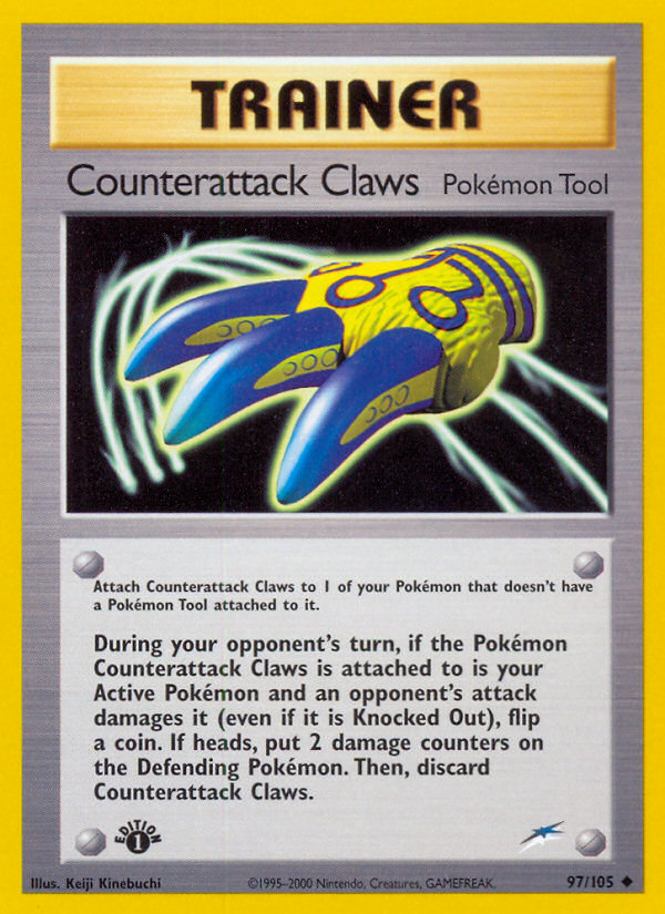 Counterattack Claws (97/105) [Neo Destiny 1st Edition] | Good Games Adelaide SA