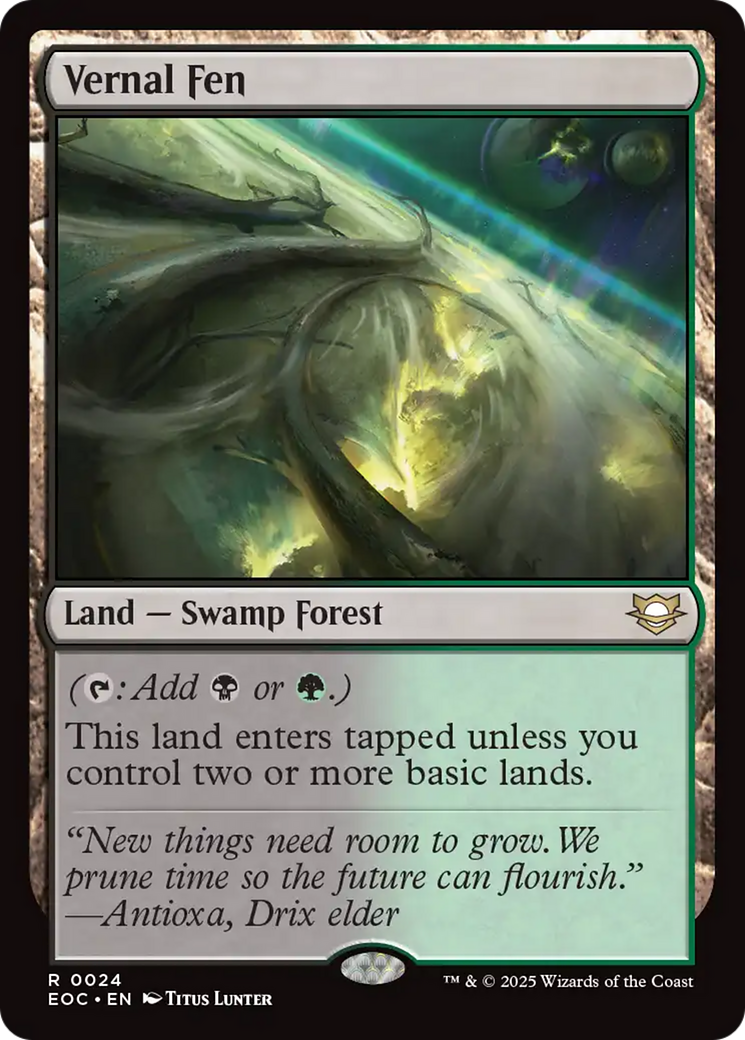 Vernal Fen [Edge of Eternities Commander] | Good Games Adelaide SA