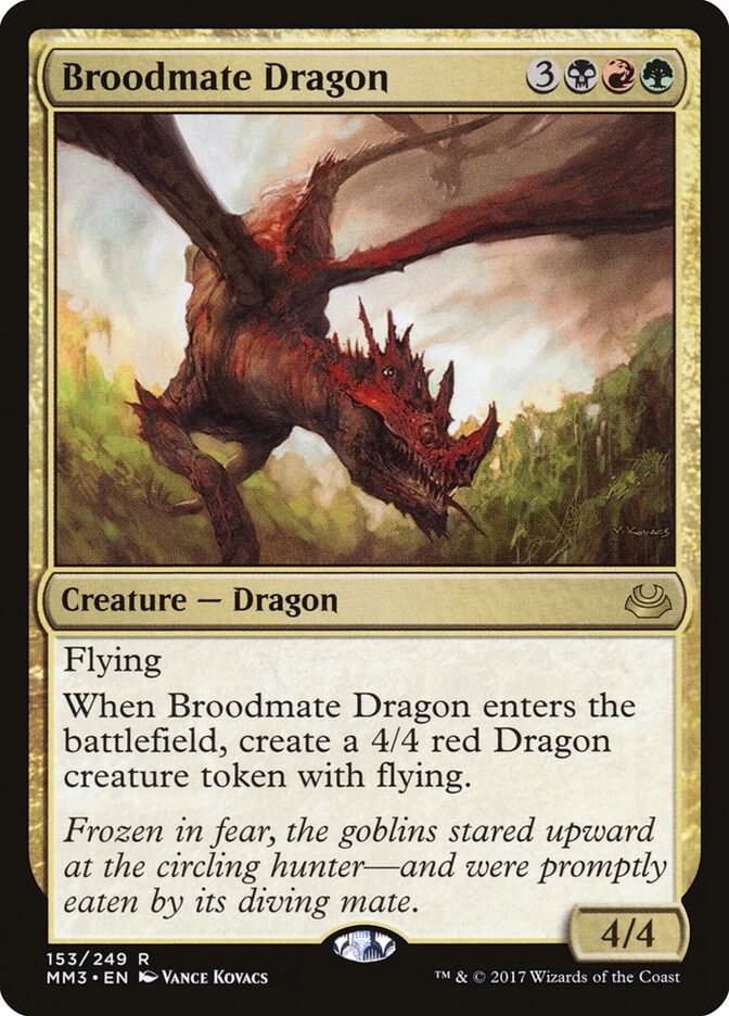 Broodmate Dragon 153 (Modern Masters 2017)  - Foil | Good Games Adelaide SA