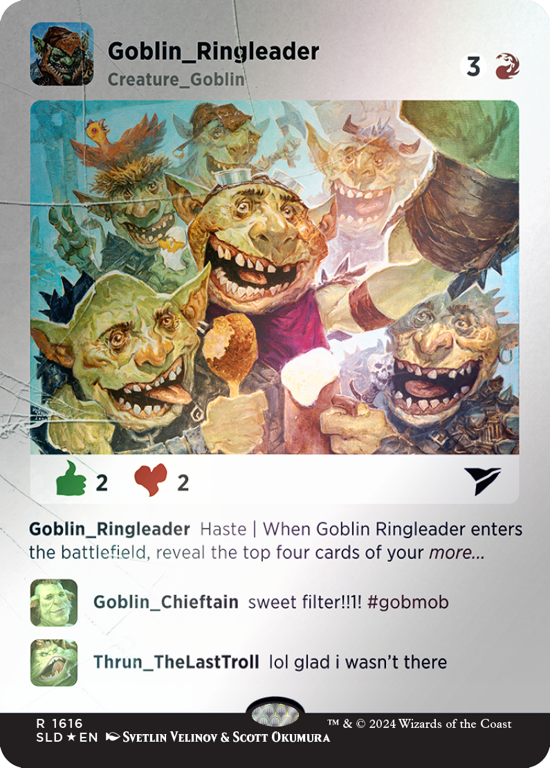 Goblin Ringleader (Rainbow Foil) [Secret Lair Drop Series] | Good Games Adelaide SA