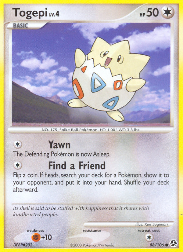 Togepi (88/106) [Diamond & Pearl: Great Encounters] | Good Games Adelaide SA