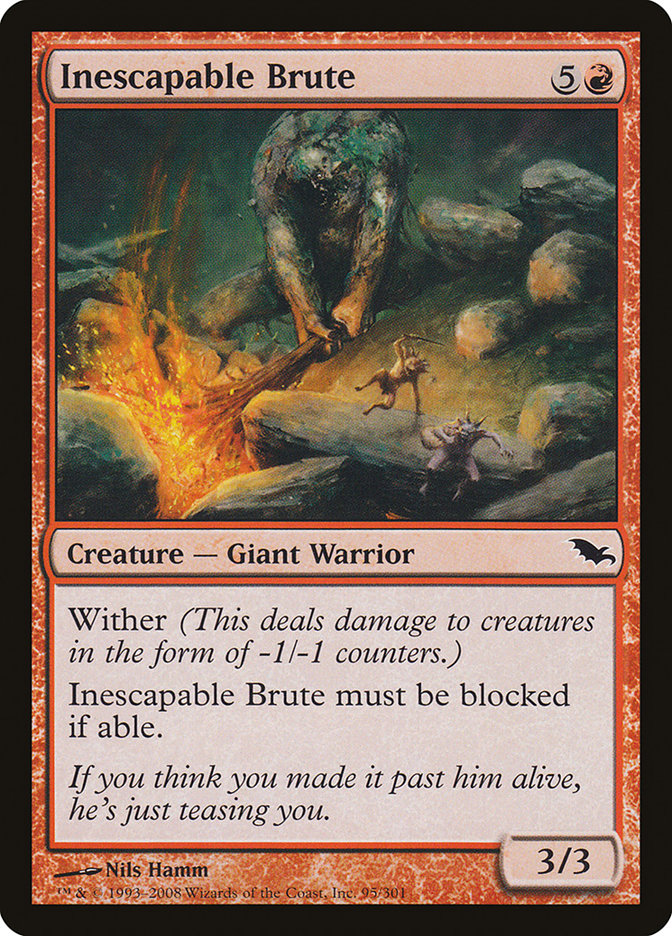 Inescapable Brute 95 (Shadowmoor)  | Good Games Adelaide SA