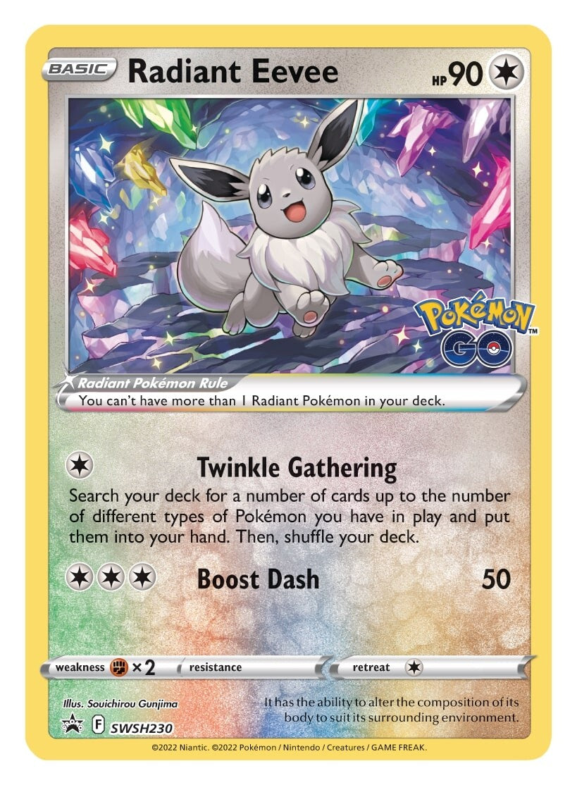 Radiant Eevee (SWSH230) [Sword & Shield: Black Star Promos] | Good Games Adelaide SA