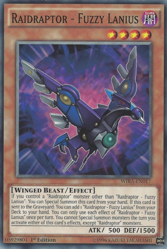 Raidraptor - Fuzzy Lanius [WIRA-EN017] Common | Good Games Adelaide SA