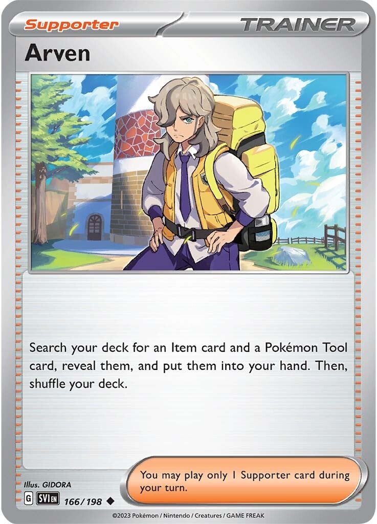 Arven (166/198) [Scarlet & Violet: Base Set] | Good Games Adelaide SA