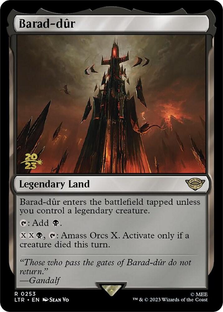 Barad dur 253 (Prerelease Cards)  - Foil | Good Games Adelaide SA